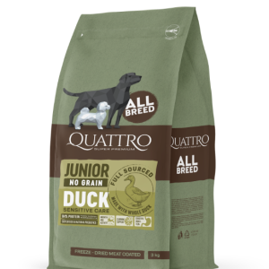 Quattro No Grain All Breed Junior Duck 3 kg