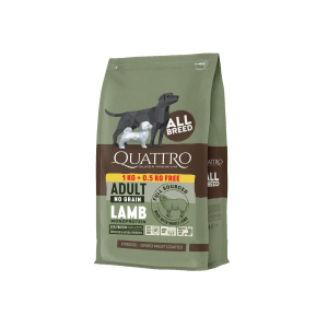 Quattro No Grain All Breed Adult Lamb 1,5 kg