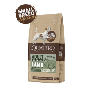 Quattro No Grain Small Breed Adult Lamb 1,5 kg